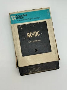Vintage 8 Track Tape AC/DC - Back In Black - Columbia House Case Rare - Picture 1 of 9