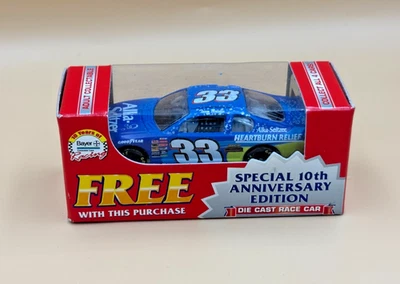 NASCAR #33 Tony Raines CVS Alka-Seltzer 1:64 Scale Bayer Promo Diecast Race Car - Image 1 of 4