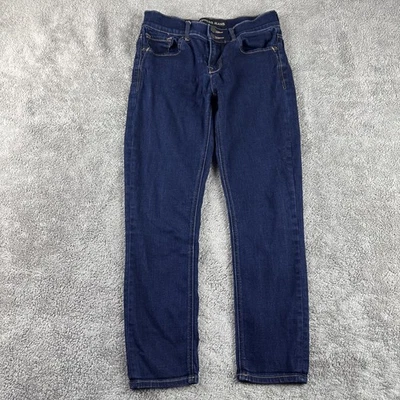 Express Jeans Womens 2 Blue Cropped Legging Mia Mid-Rise Denim - Image 1 of 4