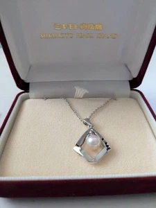 Mikimoto Silver 925 Pearl Necklace - Picture 1 of 4