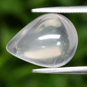 💎 4,84ct Birnen Cabochon natürlicher hellrosa Rosenquarz - unbehandelt, Afrika Edelstein - Bild 1 von 4