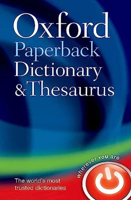 Oxford Paperback Dictionary & Thesaurus by Oxford Languages Paperback Book The - Image 1 of 2