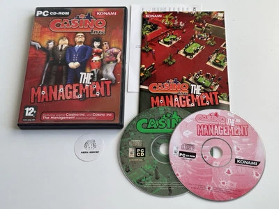 Casino Inc + Expansion Pack The Management - Jeu PC - FR - Avec Notice - Konami - Photo 1/4