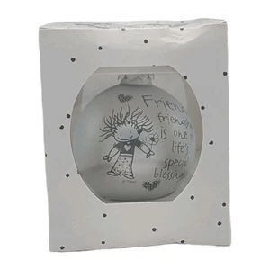 Adorno de cristal de amistad con mensaje para niños de la luz interior - Imagen 1 de 3