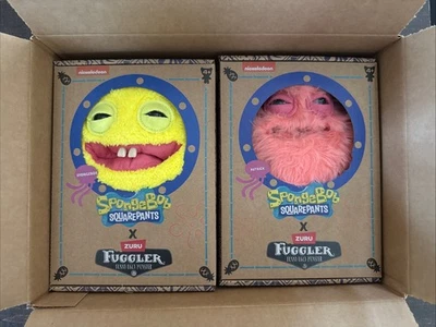 FUGGLER SPONGEBOB SQUAREPANTS and PATRICK STAR Set Nickelodeon New Sealed - Image 1 of 4