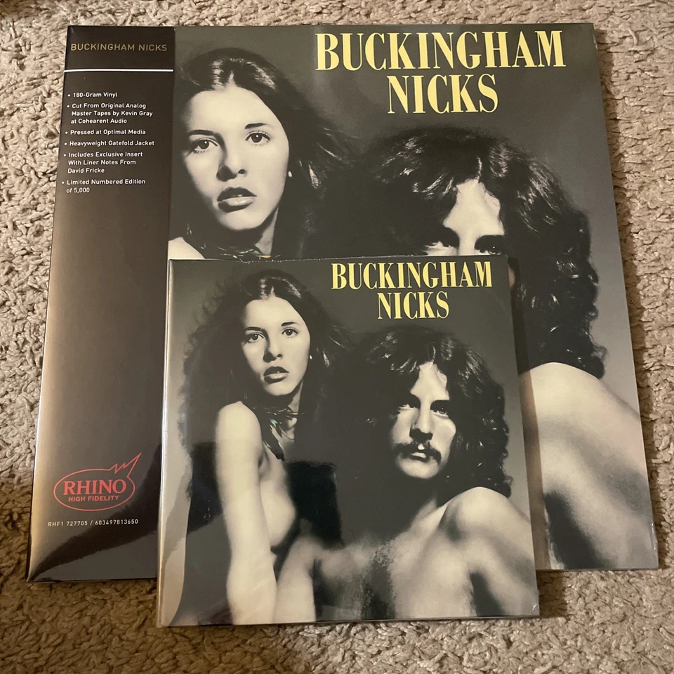 BUCKINGHAM NICKS - numbered Vinyl LP Rhino HiFi w/7” Single