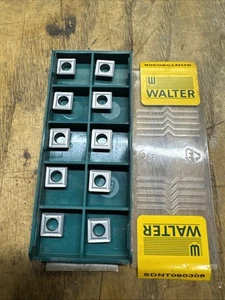 Qty 10 Walter SDNT SDNT090308 5005695 2558-7807 WTA51 Grade Carbide Inserts - Picture 1 of 5