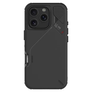 Aulumu A16 Shockproof iPhone 16 Pro Hülle | Aktualisierte Kamerasteuerung Aluminium Schwarz - Bild 1 von 4