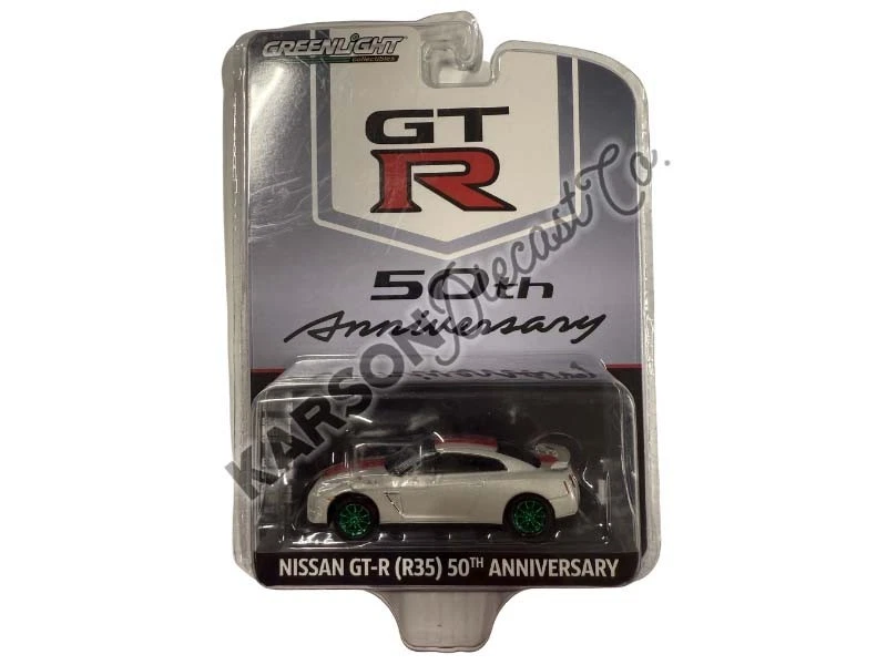 Coche Chase 2016 Nissan GT-R (R35) 50 aniversario escala 1:64 - Greenlight 28080D Foto 1 de 1