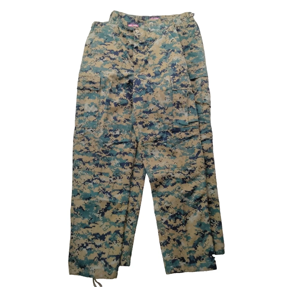Tru-Spec Professional Grade Digital Camo Pants Set of 2 Adj waist 31/32 35/35 - Image 1 of 4