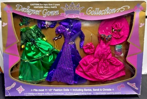 Vintage Royal Fantasy Designer Kleid Sammlung Modepuppen 2 Stück - Neu - Bild 1 von 22