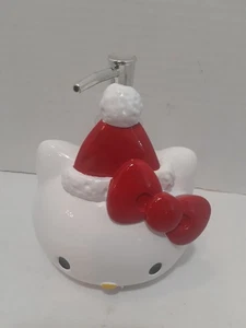 Hello Kitty SANTA HAT Christmas Soap/Lotion PUMP Dispenser NEW Never Used - Picture 1 of 4