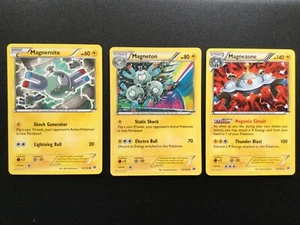 3x Antiguo Pokemon Magnemite a Magnezone Evolution Paquete - XY Breaktrough 2015 - Imagen 1 de 5