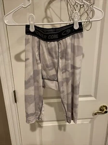 Power Core Sliding Shorts Slider Youth S Small With Cup Holder - Picture 1 of 5