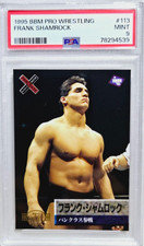 1995 BBM Pro Wrestling #113 Frank Shamrock Rookie Card RC PSA 9 Mint MMA UFC