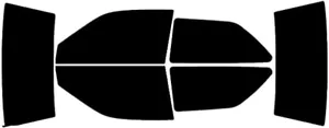 Suntek CIR Nano Ceramic PRECUT FULL REAR & FRONT Windshield Tint - Picture 1 of 2