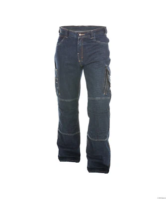 DASSY® Knoxville Jeanshose Hose Stretch-Arbeitsjeans mit Kniepolstertaschen