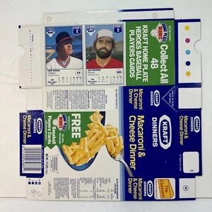 Cory Snyder Jeff Reardon 1987 Kraft Home Plate Heroes Never Folded Box/Panel - Picture 1 of 3