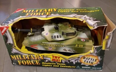 1998 Buddy L Military Force Battle Tank Vehicle New In Box, Voice Lights & Sound - Image 1 of 4
