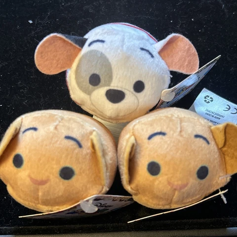 Disney "Tsum Tsum" Mini Plush Toy, 3 inch Plush, (Pack Of 3) Cover