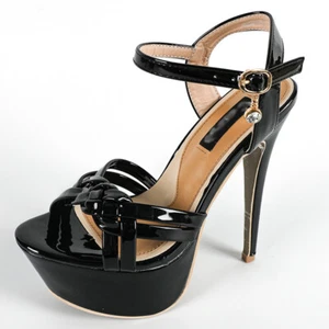 Zapatos de pasarela modelo de coche zapatos discoteca plataforma tacones altos zapatos de baile - Imagen 1 de 22