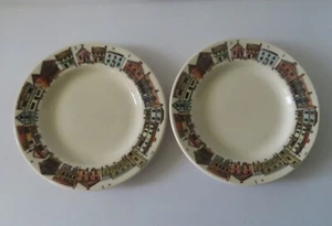 2 Emma Bridgewater Market Town Plates - Unused - Picture 1 of 4