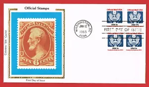 O127 O130 Colorano Silk FDC Cover Official Mail 1c 17c GET 4 PAY FOR 3 - Picture 1 of 1