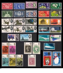 GB 1953-1970 Commemorative Stamp Sets Ordinary Phosphor MNH Multiple Set Choice - Picture 1 of 92
