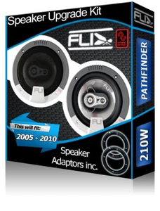 Fli car speakers for Nissan Parthfinder R51 Rear Door Speakers + Pods 210W - Picture 1 of 1