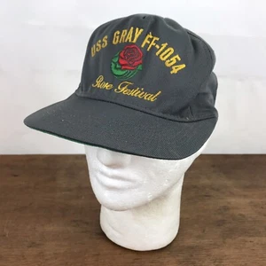 Vintage Distressed USS Gray FF-1054 Rose Festival Snapback Trucker Cap CH46 - Picture 1 of 11