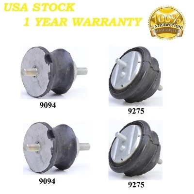 4 PIEZAS MOTOR DELANTERO Y MONTAJE TRANS COMPATIBLE BMW 535I, 735I, 735IL, 750IL, 850CI,... Foto 1 de 4