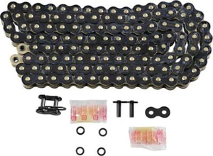 RK 520 Max-X Chain 120 Links Black/Gold - Picture 1 of 1