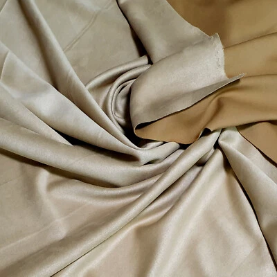 HEAVY 4-WAY STRETCH SOFT POLYESTER FAUX SUEDE FABRIC UPHOLSTERY CRAFT JACKET 58" - Image 1 of 4