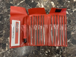 Snap-On 13-Piece Swiss Patern Miniature File Set HBFN120B - Picture 1 of 2