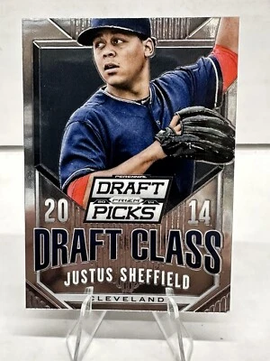 2014 Panini Prizm Perennial Draft Picks #29 Justus Sheffield Cleveland Indians - Image 1 of 2