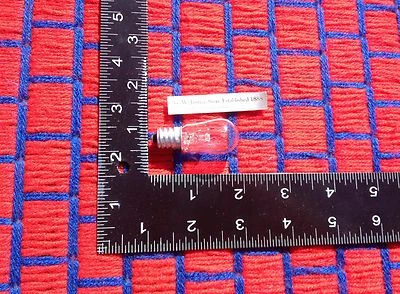 1 new clear 6 watt 30 volt S6 Casino 6S6 LIGHT BULB 6S6/CL 30v # 16930 E12  - Image 1 of 4