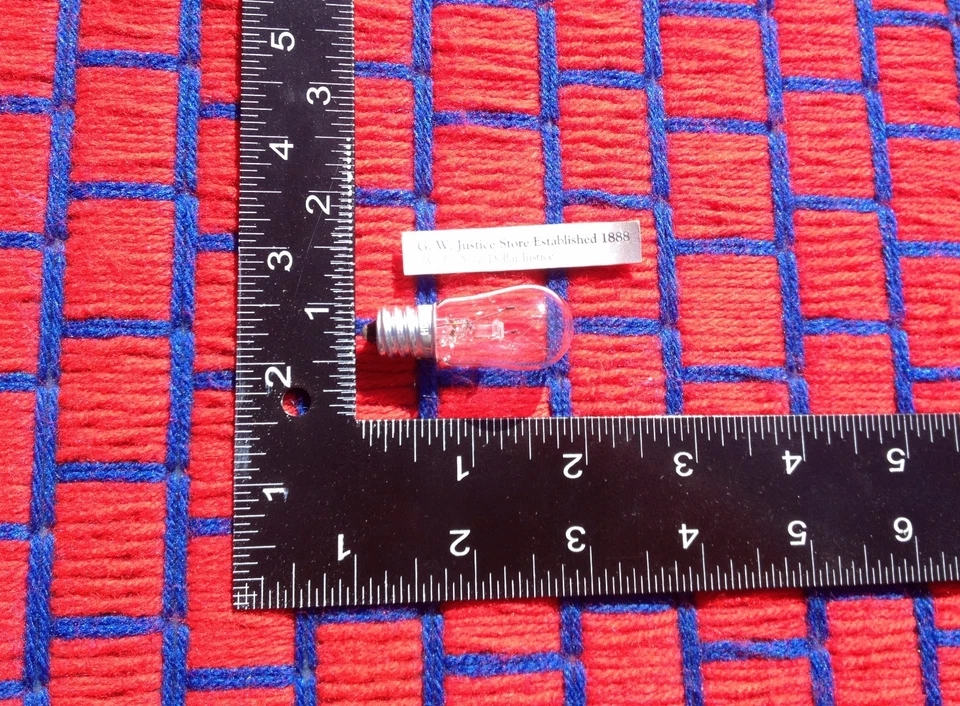 1 new 6w clear 6 watt 120 volt S6 night 6S6 LIGHT BULB 6S6/CL 120v 16960 E12 C7 - Image 1 of 3