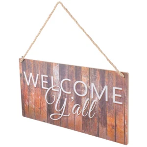 Decor Outdoor Home Welcome Porch Sign Home Hut Hotel Restaurant - Picture 1 of 12