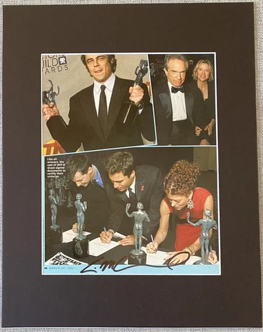 Eric McCormack Signed In Person 11x14 Matted Autographed Photo - Authentic Cover