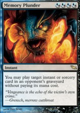 [1x] Memory Plunder - Heavy Play, English - Shadowmoor MTG Magic