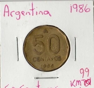 Coin Argentina 50 Centavos 1986 KM99 - Picture 1 of 2