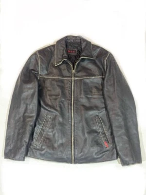 HIS Moto Racing Leather Jacket Vintage - Image 1 of 4