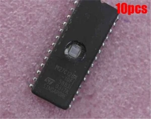 10Pcs M27C128A-10F1 Ic Eprom 128Kbit 100Ns 28-Dip ql - Picture 1 of 2