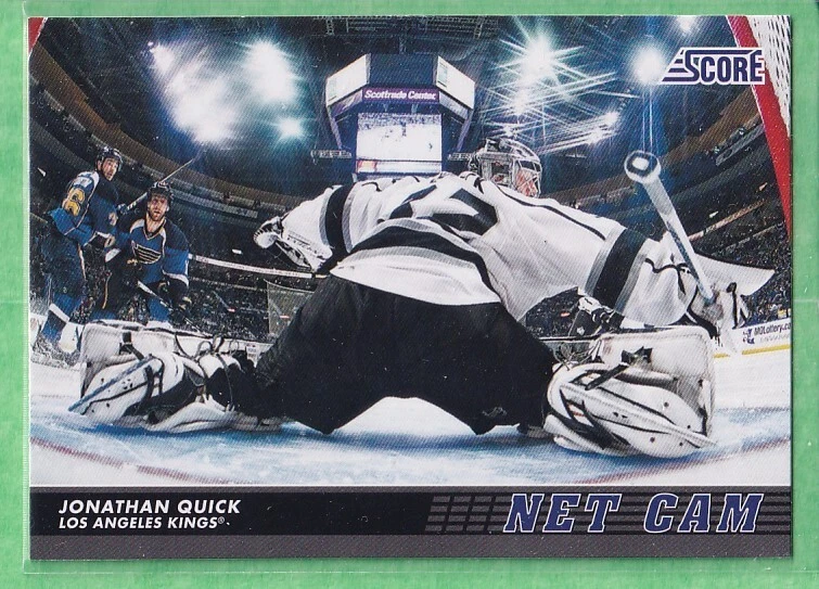 2012-13 Score Net Cam #NC1 Jonathan Quick Los Angeles Kings - Image 1 of 2