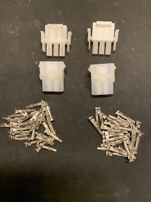 3 Pin Molex Connector Kit, 2 Sets, 14-20 AWG .084 Pins Arcade Pinball