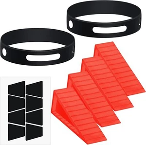 Juego de 7 pegatinas de tapón de puerta de bombero con banda para casco y casco de bomberos... - Imagen 1 de 5