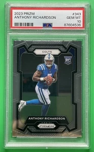 2023 Anthony Richardson Panini Prizm Base #343 PSA 10 Gem Mint Rookie Colts - Picture 1 of 2
