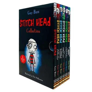 Stitch Head Series 6 Books Collection Box Set by Guy Bass (Stitch Head, Pirates - Picture 1 of 3