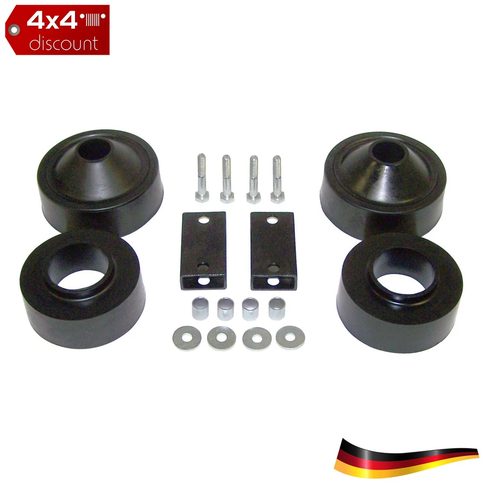 Kit rehausse +45mm (1"3/4) Avant et arrière Jeep Wrangler JK 2007+ - Photo 1/1