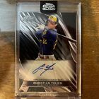 2024 Topps Chrome Black Christian Yelich Auto Encased Brewers